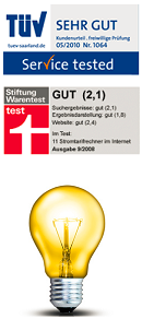 Auszeichnungen Stromvergleich unseres Partners Toptarif